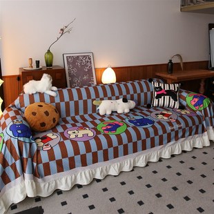 民顺孟菲斯沙发套j多巴胺沙发垫通用的所有季节2025新的沙发套