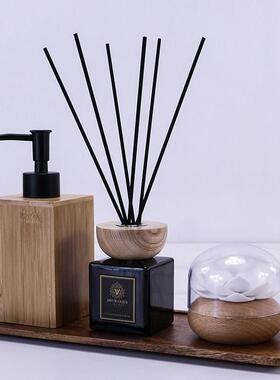 厕所摆件新中式卫生间香薰洗手液托盘套装酒店样板间洗手台装饰品