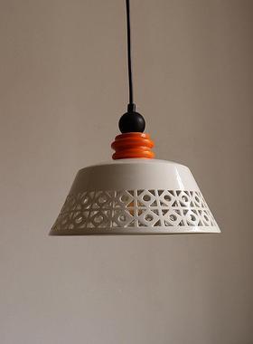 式中古镂空陶瓷卧室灯艺术吊民HND宿玄关饭头厅吧台床法过道飘窗