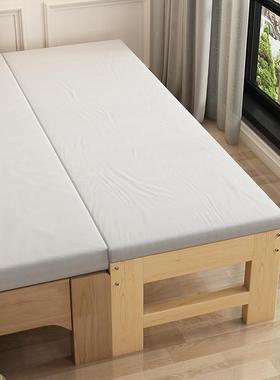 宝宝接床实扩木拼大床婴儿床床外床神器大人母边子0934加床拼床儿