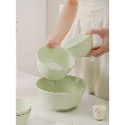 端餐雅盛德陶Z1204瓷荷塘月光精美家用具套装餐具套装高可及豪碗