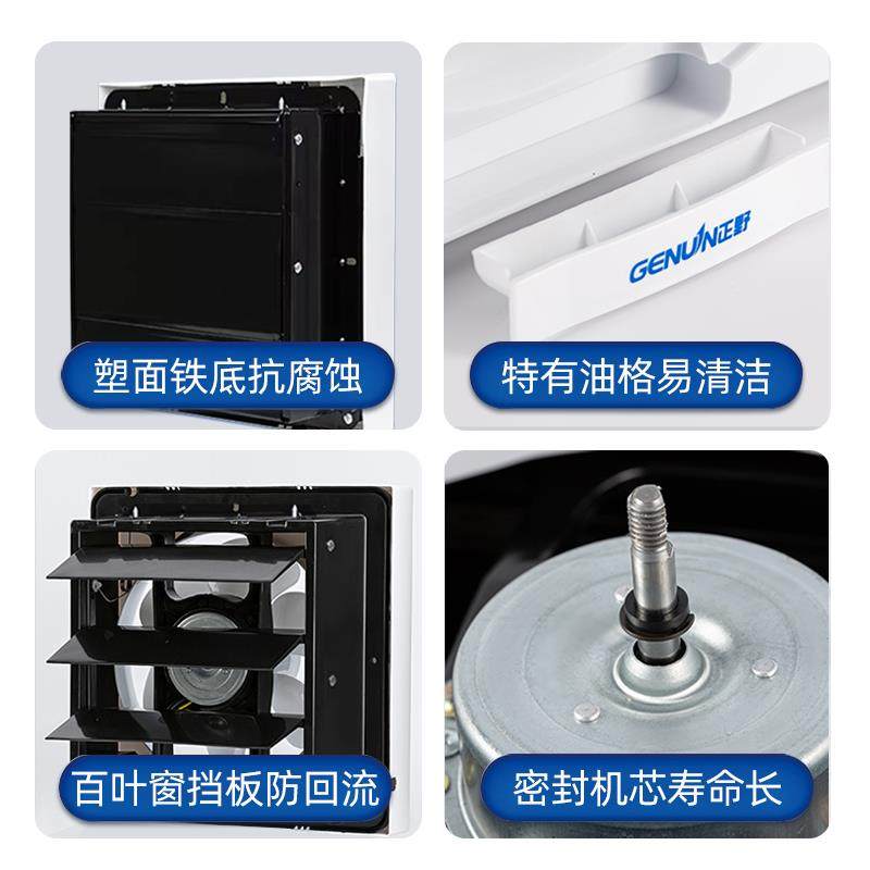 2寸排气扇AP1B301-1 家用厨房金APB30B1-属带网百窗厕B所强力换气