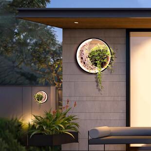 太阳能户月外防水壁灯别墅露花园景台观外墙庭院阳台花牙架壁灯