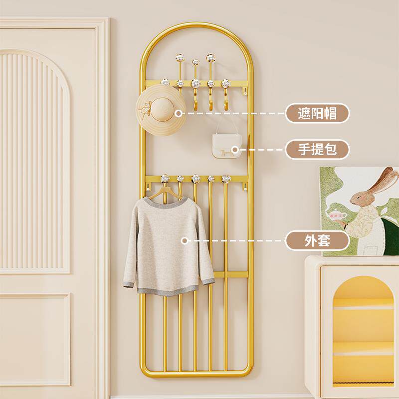 入户装进饰挂挂衣架qwer-12创意墙面玄关壁挂式衣帽架门钩钥匙挂