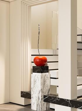 落创意樱桃大高饰装品艺术端雕塑客厅入口电ICI视柜地装饰家居