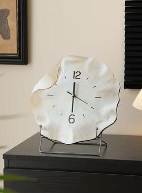 中古风创意桌VBS面时钟高件轻摆奢小众高级感客档厅电视餐边柜装