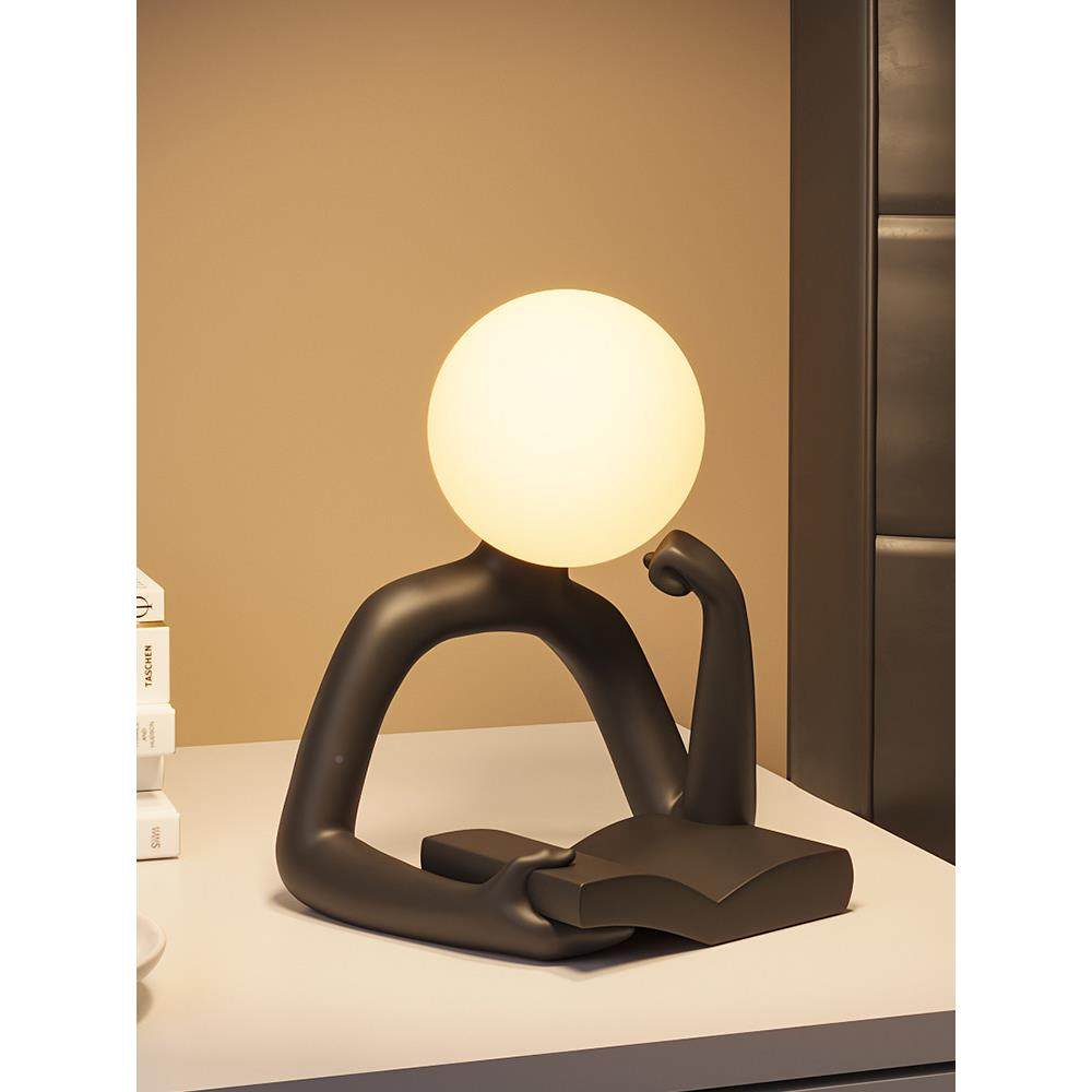 艺术小夜床灯轻奢高级感居女生卧室头家台灯装饰品柜SHBJ2126摆件,家居饰品,装饰摆件,淘宝优惠券,粉丝福利购,淘宝优惠卷