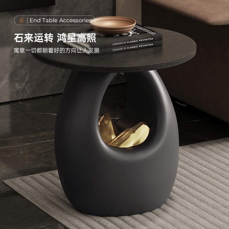 时来运转时来运转茶几客厅落风地件沙摆发旁边柜高级感家居软中古