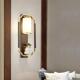新中高式 铜壁灯梯客厅背景墙电全视卧室床头0816灯实木级感楼过道