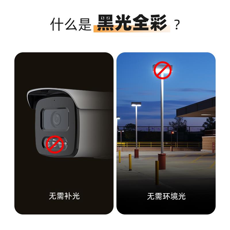 TS7F乐TS摄7F像头家用橙手机远程监控360度线无室外高清夜视黑光