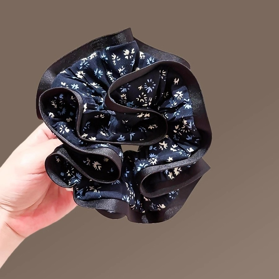 法式高级感碎花大肠圈发圈