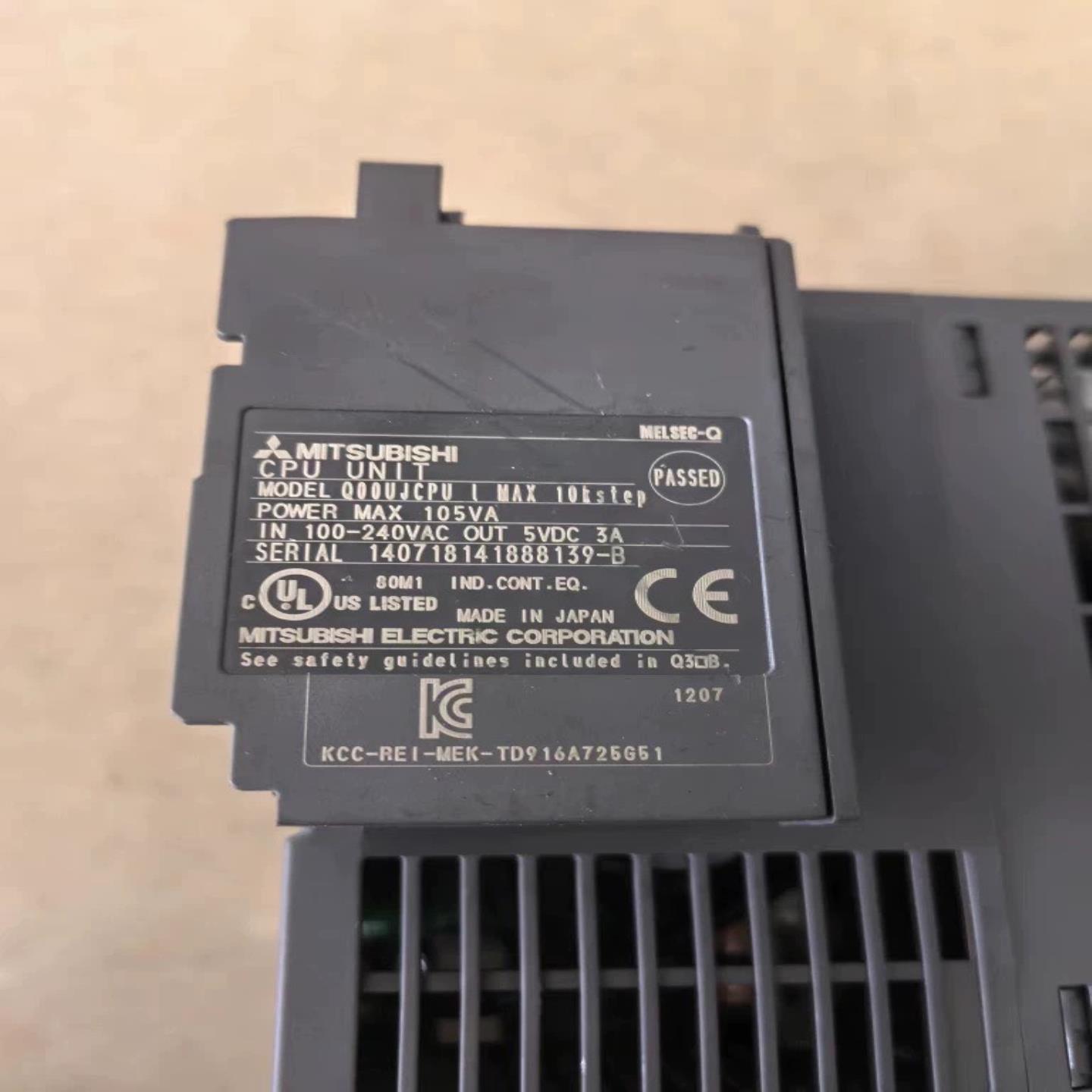 【议价】Q系列PLC模块型号Q00UJCPU拆机件功能