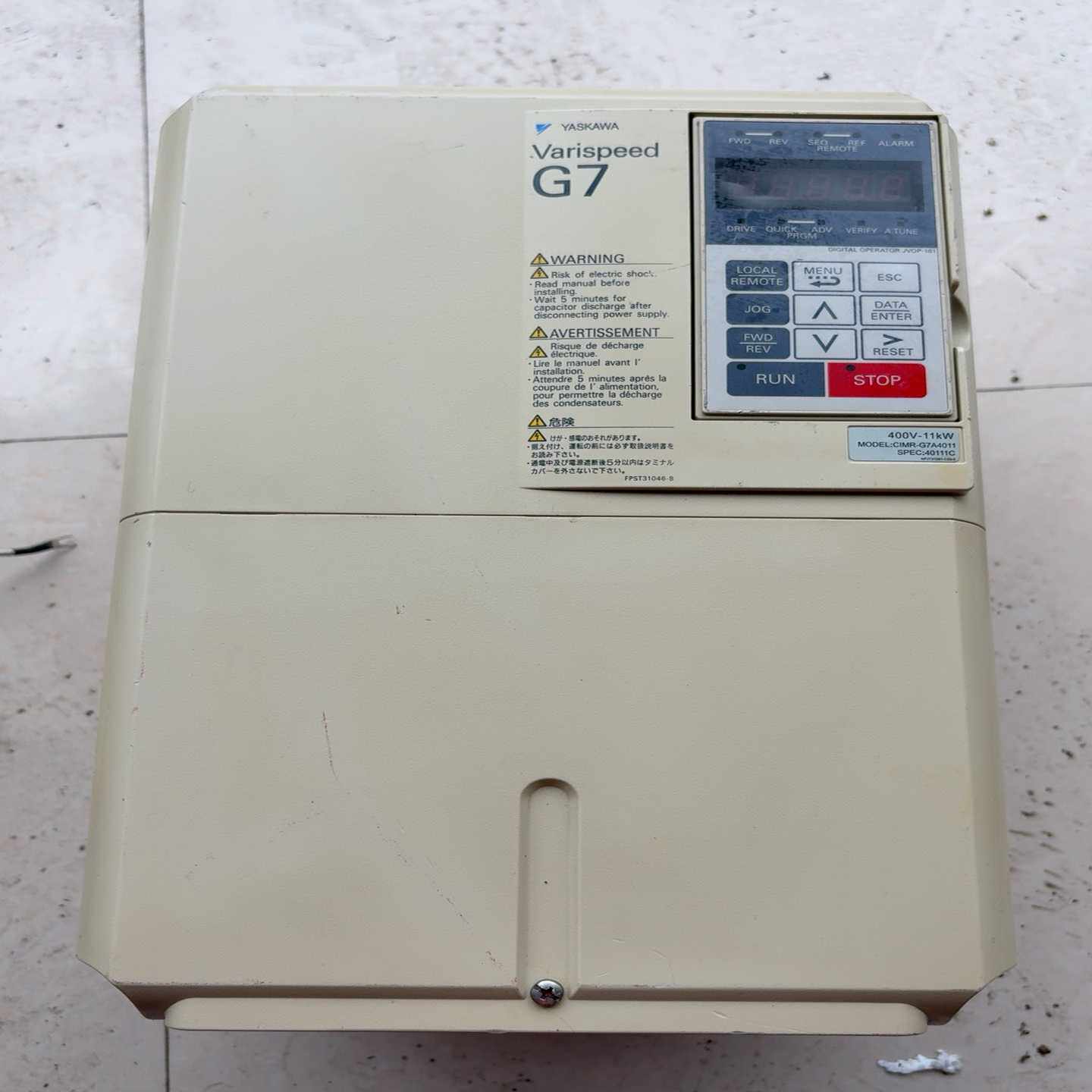 咨询-安川G7变频器型号CIMR-G7A4011