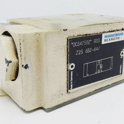 Mannesmann Rexroth 00347502 Z2S 6B264 Rckschlagventil used