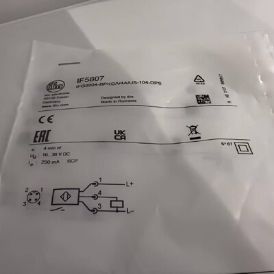 寻光电开关易福门电感式接近开关IF5807