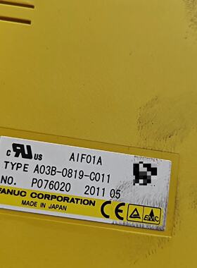 发那科IO模块型号A03B0819C011日本原装制