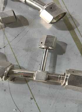 TKSCT 压力表不锈钢二手拆机三通1/4 VCR 1/2转~议价