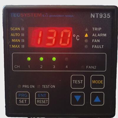 TECSYSTEM NT935 ELECTRIC TEMP. RELAY PROTECTION 24240VAC TRI
