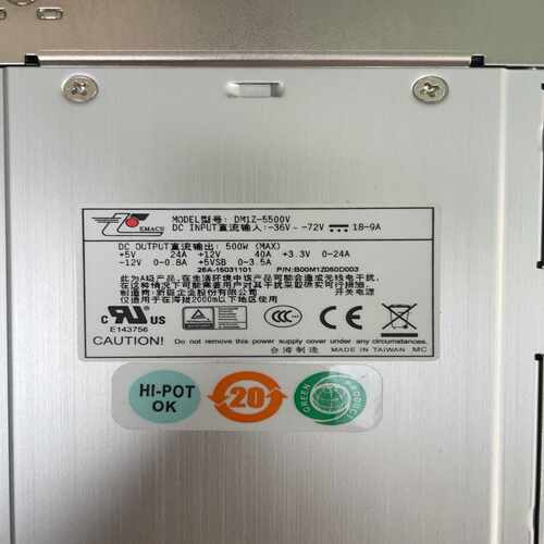 台湾新巨500W电源模组DM1Z-5500V，原包装询价
