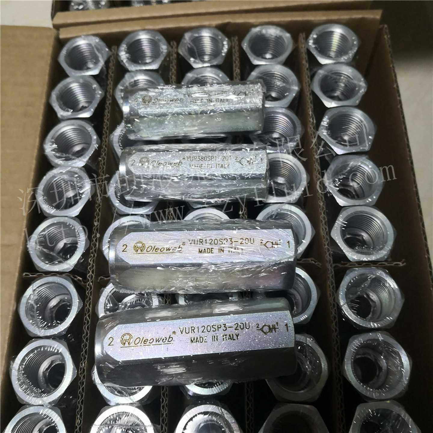 大量供应意大利进口Oleoweb管式阀管式单向阀VUR12H0SP3