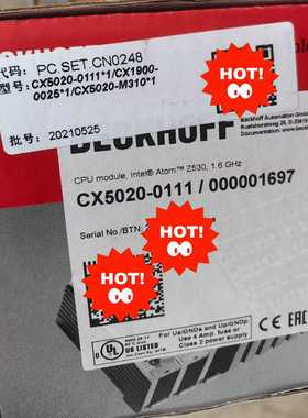 【星慕电子】倍福主站模块CX5020-0111*1/CX1900-002