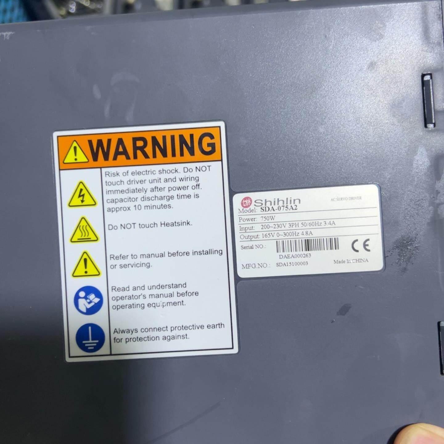 仕林750瓦驱动器，SDA-075A2，功能正常，一共有~询价