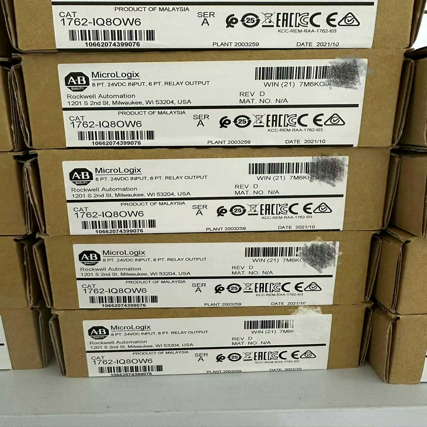 AB罗克韦尔模块1762-IQ8OW6，实询价