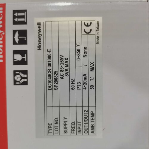 霍尼韦尔DC1040温控器数字温控装置低压电气控制器DC1040CL-30100