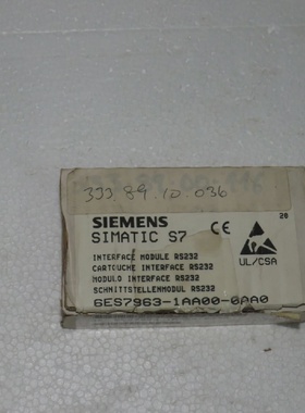 Siemens 6ES79631AA000AA0 SIMATIC S7400 interface module