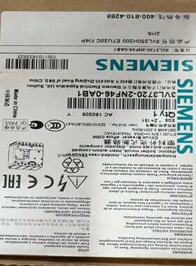 塑壳断路器3VL3720-2NF46-0AB13V询价