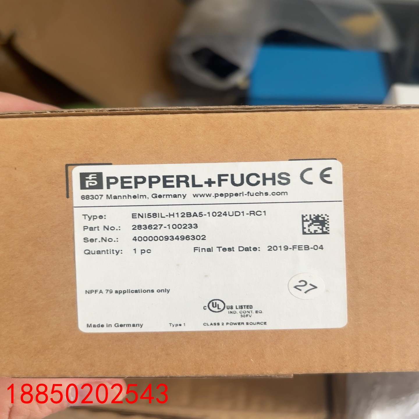 【请询价】倍加福编码器ENI58IL-H12BA5-1024UD1-R