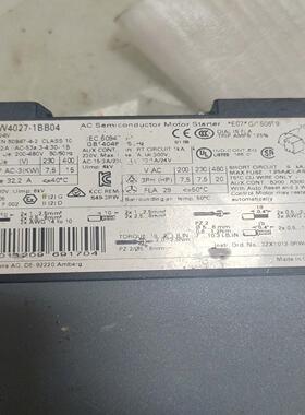 询价~3RW3027-1BB04交流电动机启动器