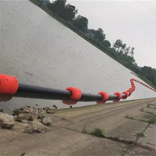 大浮力聚乙烯清淤疏浚管道浮筒抽沙夹水管塑料浮漂河道拦污浮体