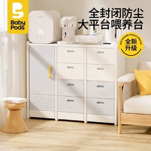 babypods儿童玩具收纳架落地多层家用宝宝置物玩具架整理箱储物柜