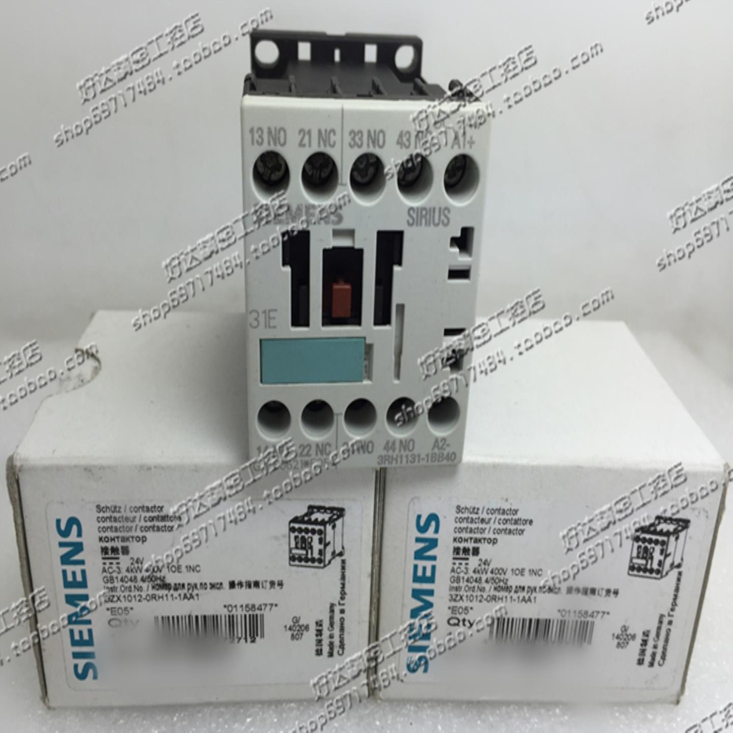 原装正品西门子SIEMENS中间继电器3RH1131-1BB4024VDC现货