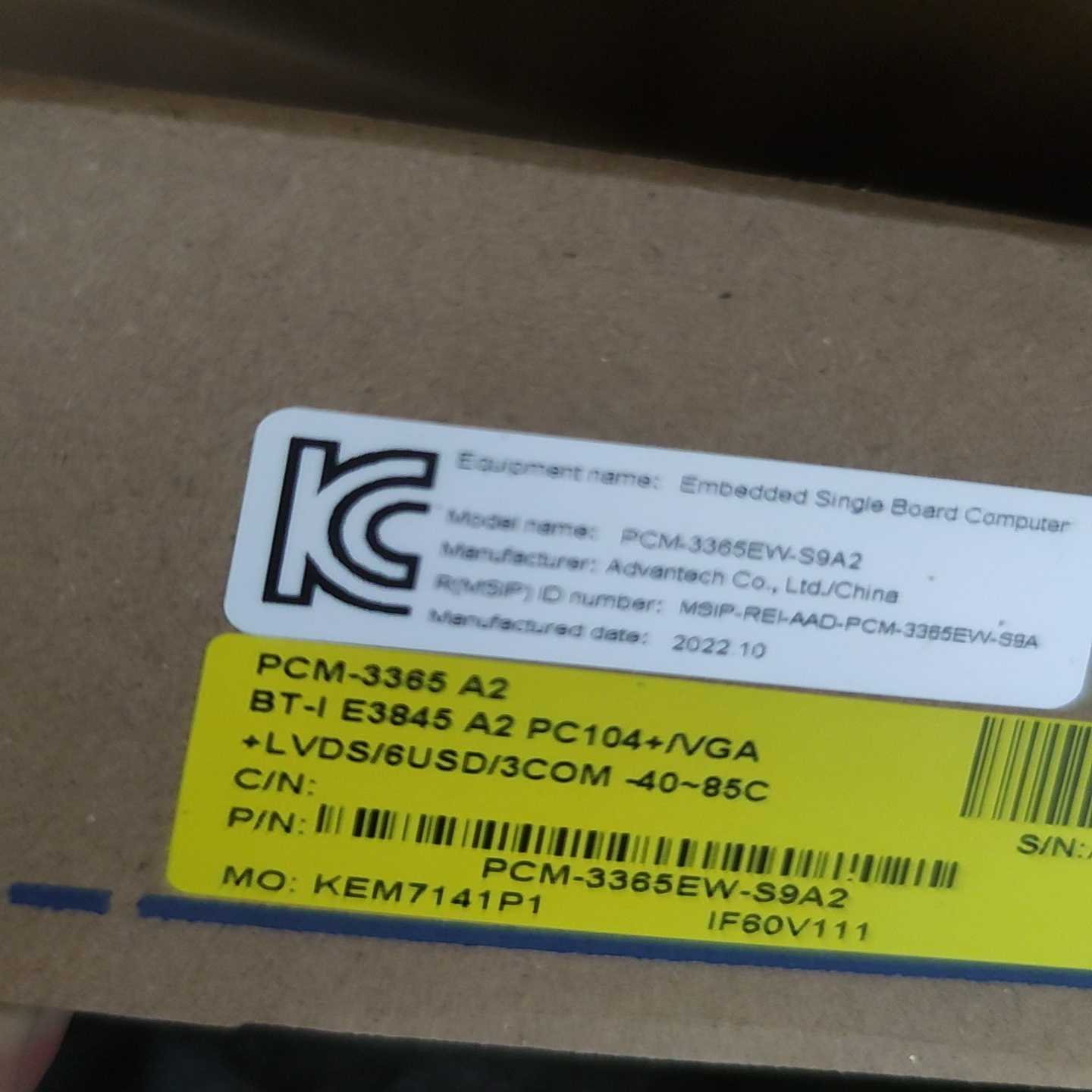 研华 PCM-3365EW-S9A1E停产，替代原来新板型号拍前询价