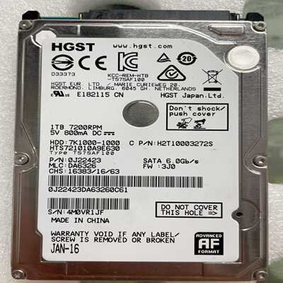 询价HTS721010A9E630全好盘