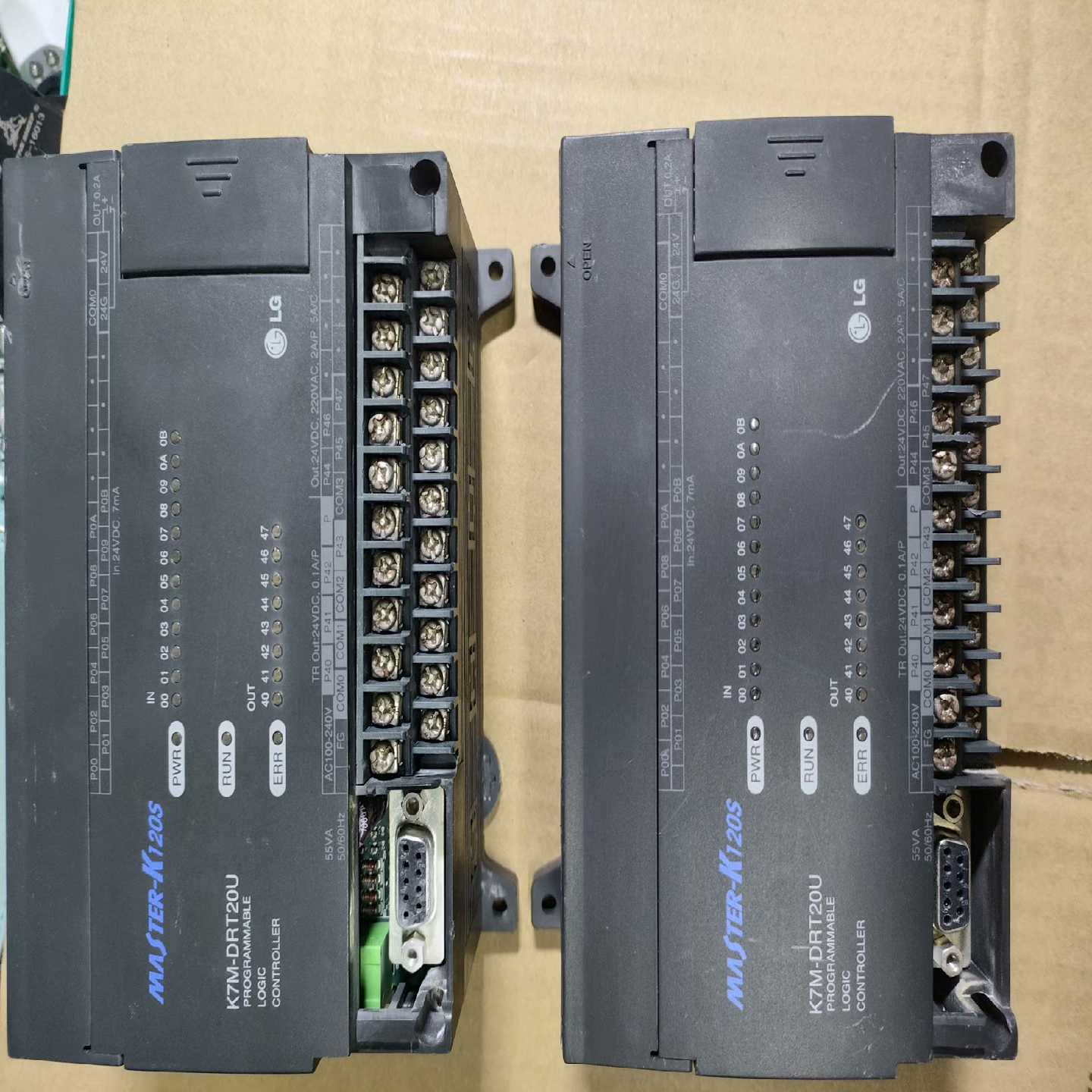 议价拆机LG.PLC模块，K7W-DRT20U，缺一个盖子，便宜