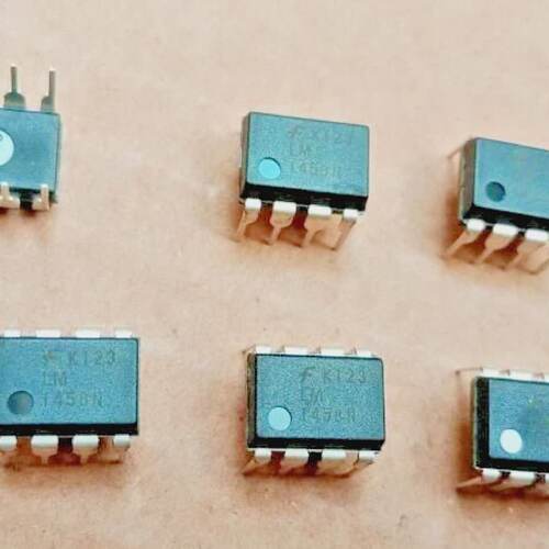 40PCS LOT Texas Instruments LM1458N Dual Operational Amplifi