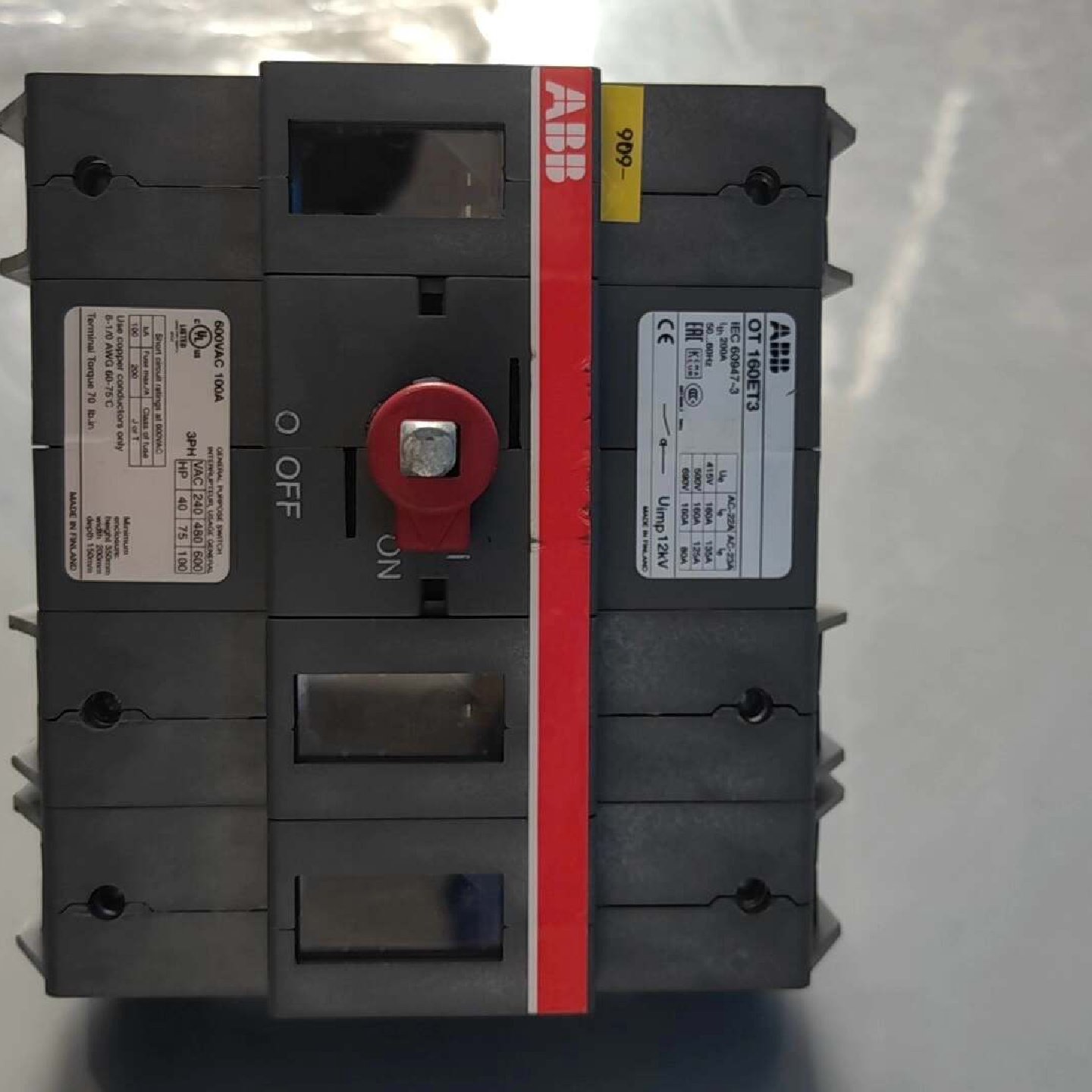 ABB隔离开关OT160ET3200A负荷柜门外手柄-议价,电子元器件市场,其他物联网器材,淘宝优惠券,粉丝福利购,淘宝优惠卷