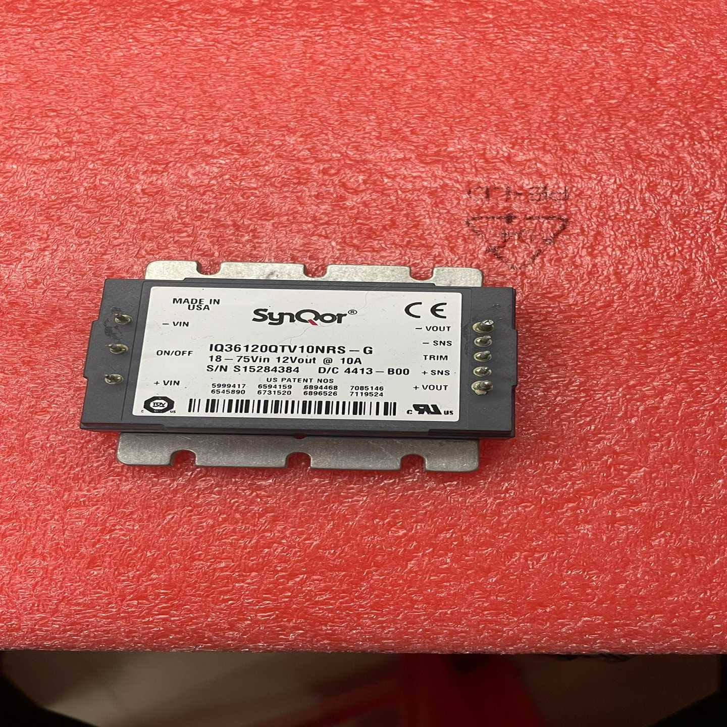 【议价】SYNQOR电源模块IQ36120QTV10NRS