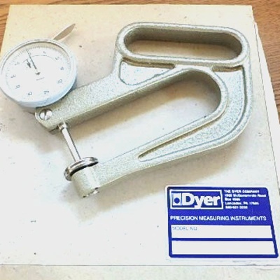 DYER THICKNESS GAGE  .0005 DIAL INDICATOR