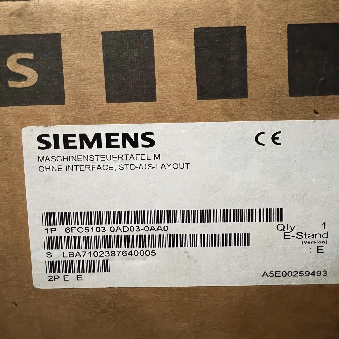 西门子操作面板6FC5103-0AD03-0AA0~议价