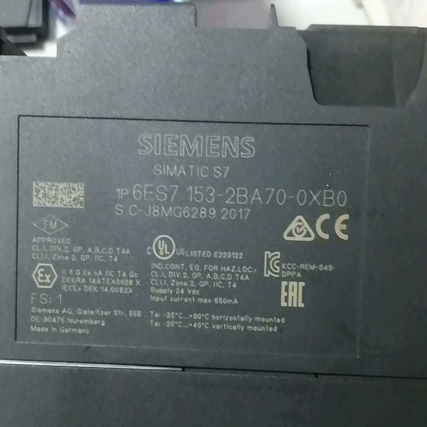 6ES7 153/6ES7153-2BA70-0XB0裸机，（电子设备）