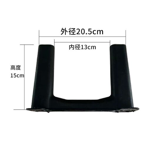 U型丝保护套U型丝套塑料隔离套分割套U型环预埋件塑胶套底座配件
