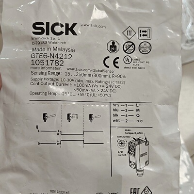 西克光电传感器GTE6N4212订货号1051782数-议价