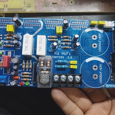 TDA7293功放板并联发烧2.0声道170w170wPCB空板散件
