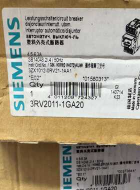 断路器3RV2011-1GA20询价