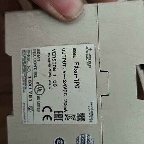 议价Mitsubishi Fx3u1Pg Positiong Module Original nuine Made