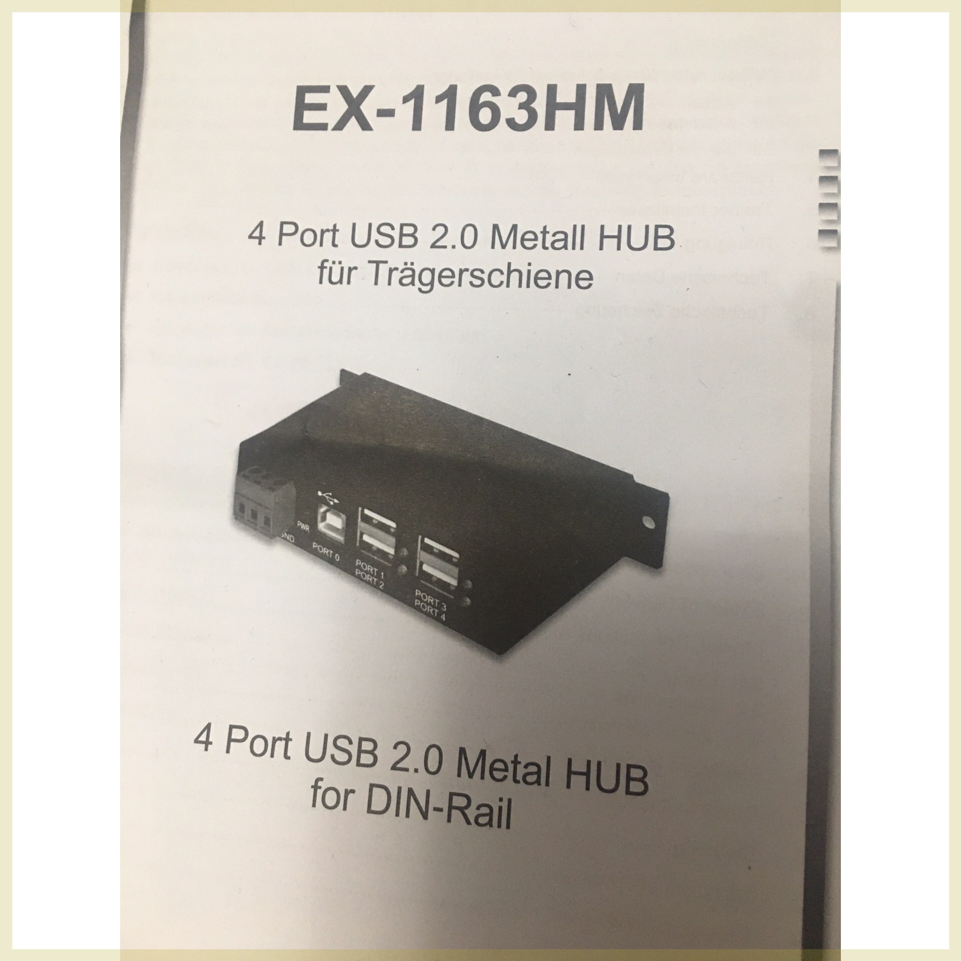 售前询价EXSYS EC-1163HM